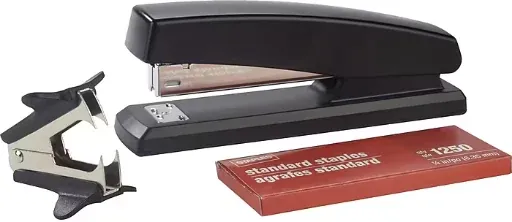 Staples Desktop Stapler Set with Claw Staple Remover and 1250 Staples