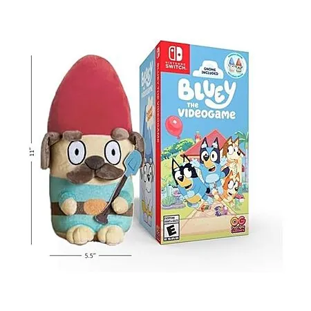 Bluey: The Videogame w/ Exclusive Gnome Plush Bundle (Switch)