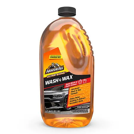 64oz. Armor All Ultra Shine Car Wash and Wax Bottle