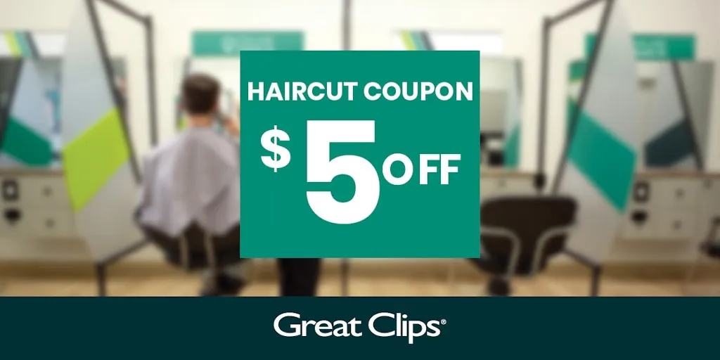 Great Clips $5 off Haircut Coupon: $5 off + free shipping