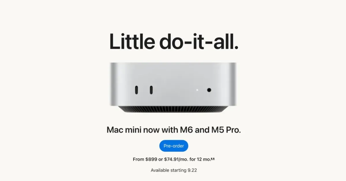 all-new M6 Mac mini