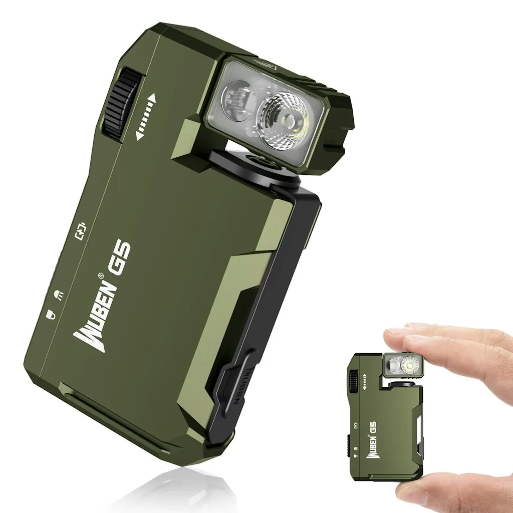 Wuben G5 EDC Magnetic 400-Lumen USB-C Rechargeable Flashlight