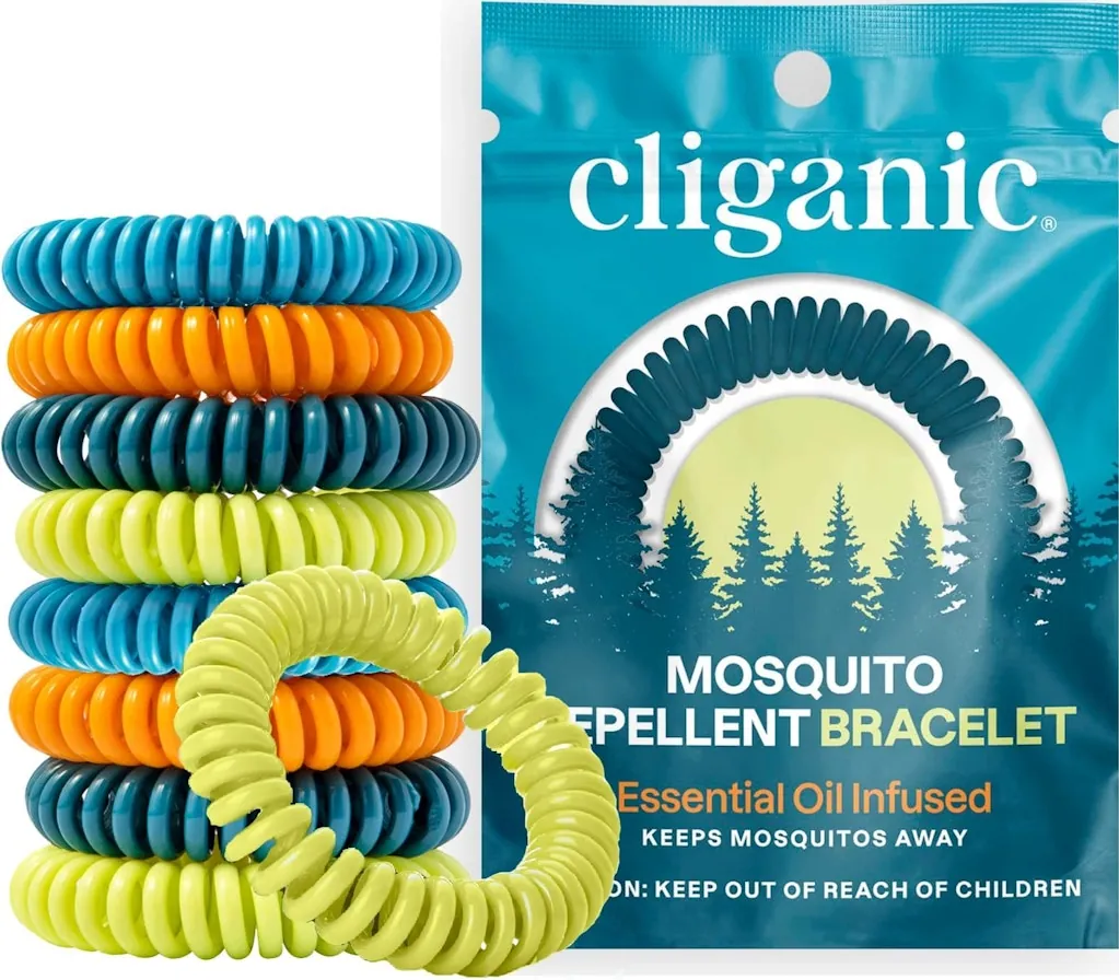 Cliganic 10-Pack Mosquito Repellent Bracelets