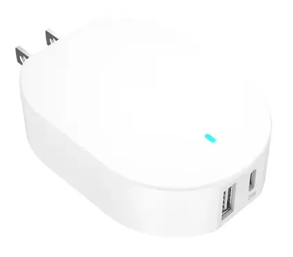 onn 32W Dual USB-C & USB-A Wall Charger