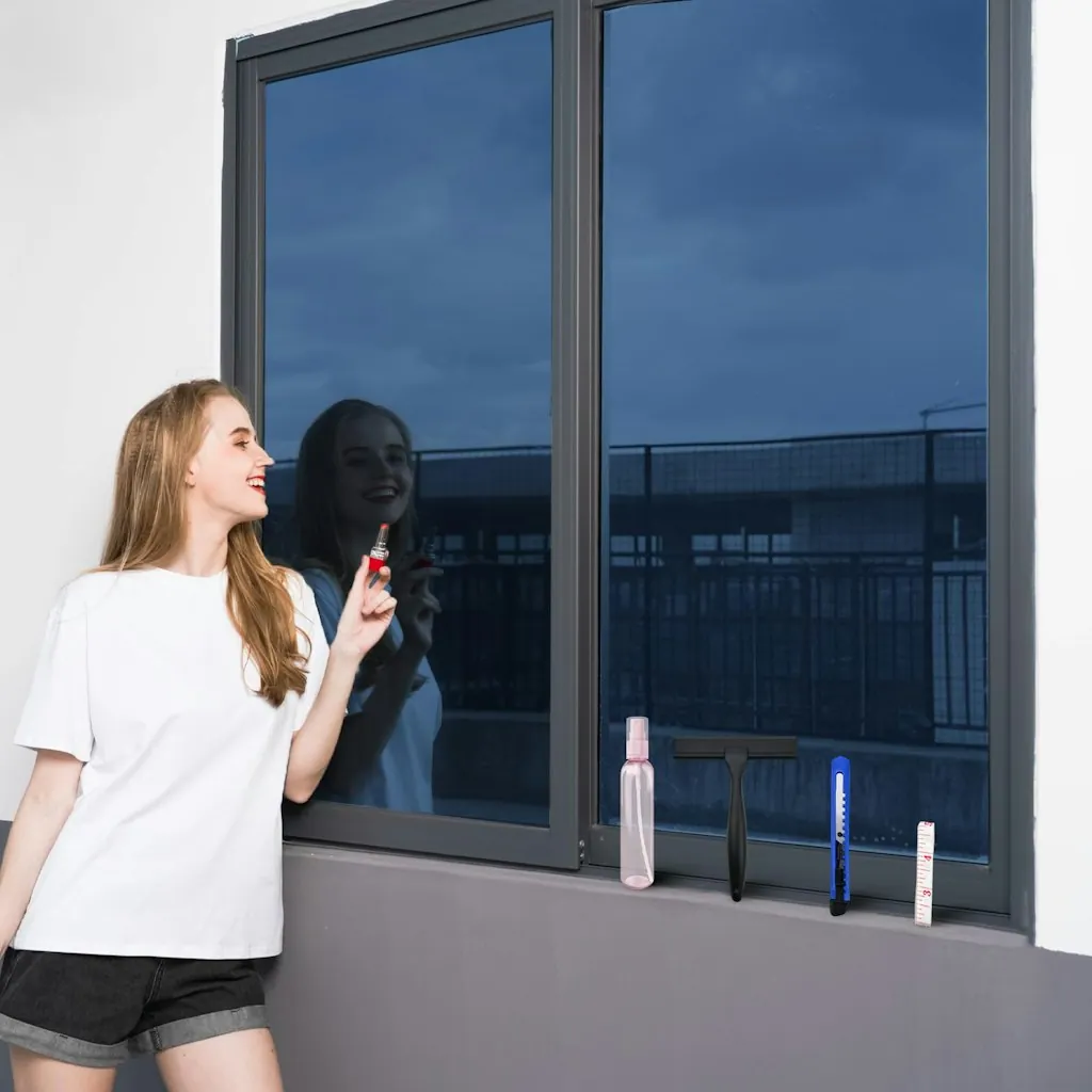 17.5" x 78.7" Heat & UV Blocking Static Cling Window Film