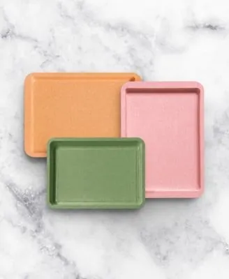 Art & Cook 3-Piece Ceramic Nonstick Cookie Sheet Set