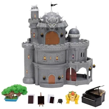 The Super Mario Galaxy Movie 12" Deluxe Three-Story Bowser Castle Playset