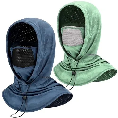 YANIKY 2-Count 3-in-1 Cooling Balaclava w/ UPF 50+ Sun Protection