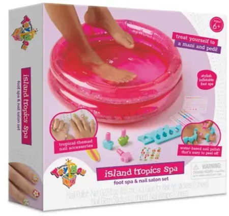 Geoffrey's Island Tropics Foot Spa Nail Salon Kit