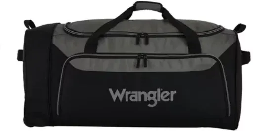 Wrangler 36-inch Jumbo Collapsible 3-Wheel Rolling Locker Duffel