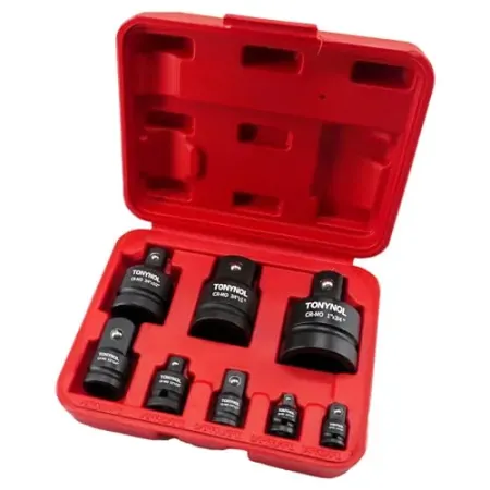 8-Piece TONYNOL Impact Socket Adapter and Reducer Set