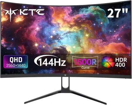 KTC Curved 1440P 144Hz 27" Curved Gaming Monitor