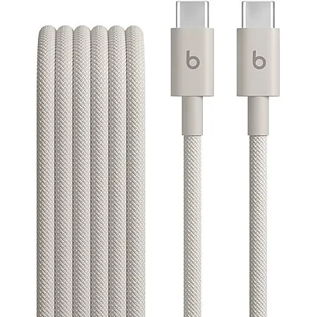 5′ Beats USB-C to USB-C 60W Woven Fast Charging Cable (various colors)