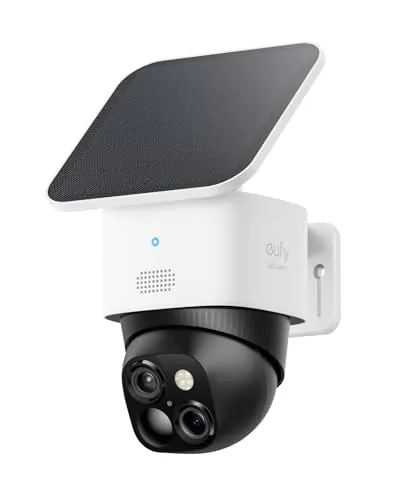 eufy Security SoloCam S340 3K Dual-Lens Solar Security Camera