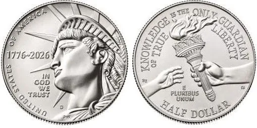 Enduring Liberty 2026 Semiquincentennial Half Dollar 2-Coin Set