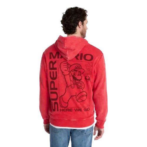 Super Mario Bros. Men's Graphic Hoodie
