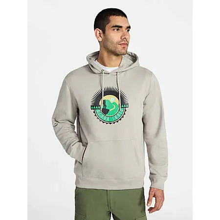 Ozark Trail Men's Graphic Hoodie (Birch Grey or Light Grey Heather)