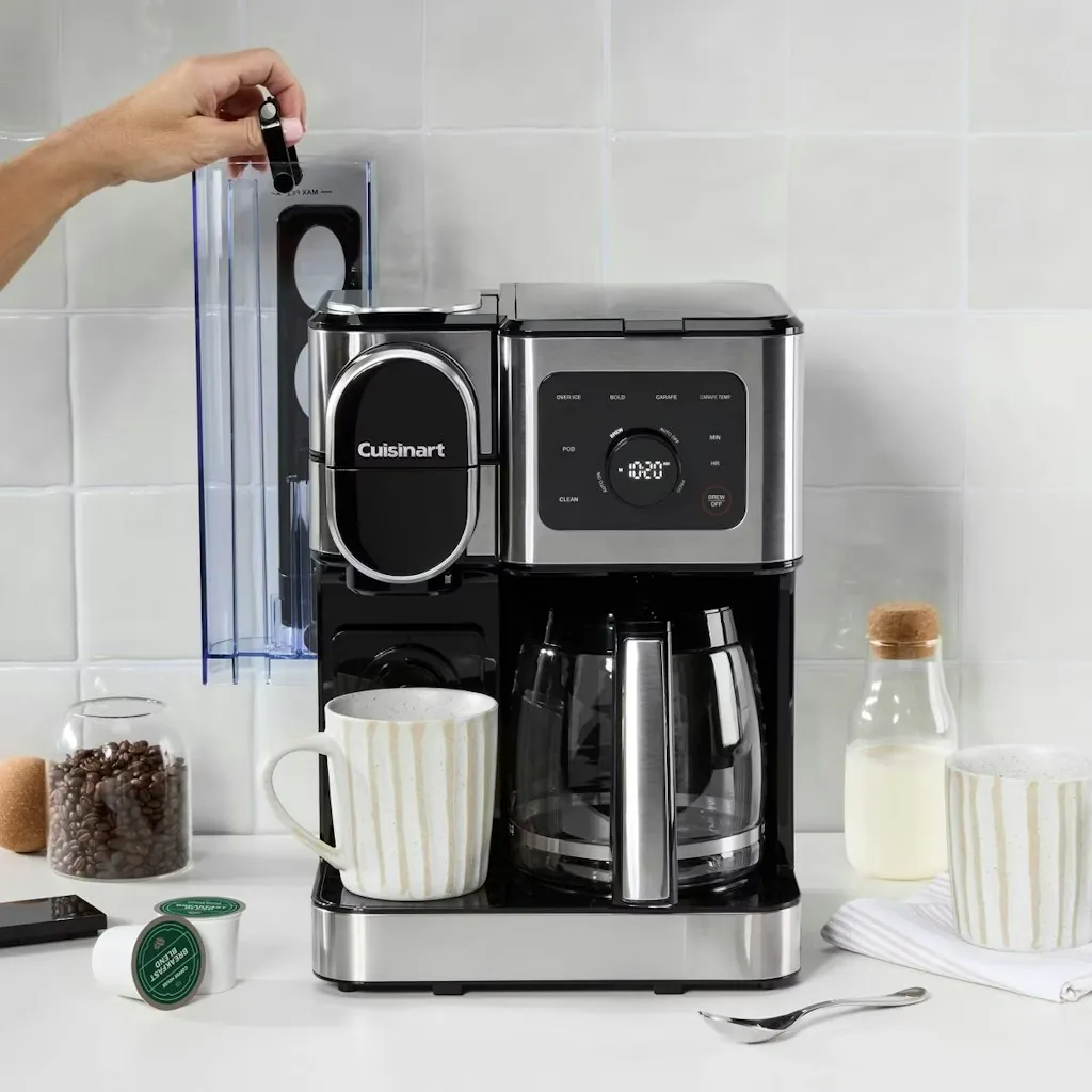 Cuisinart Coffee Center 2-in-1 12 Cup Carafe & Single Serve Coffee Maker