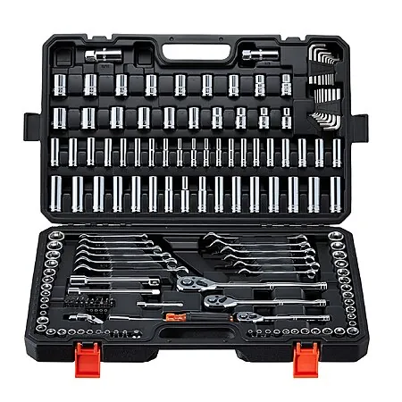 159-Pc VEVOR 1/4", 3/8", & 1/2" Drive Mechanics Tool Set (SAE & Metric)