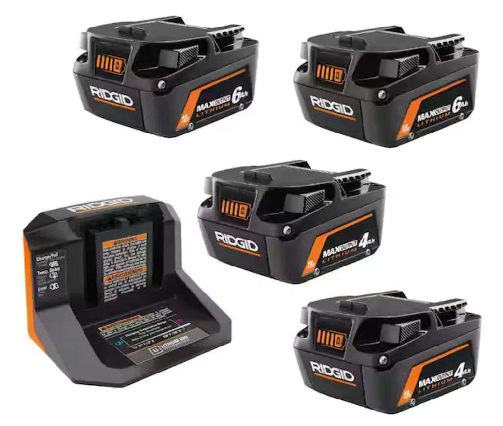 Ridgid 18V Battery Starter Kit Bundle