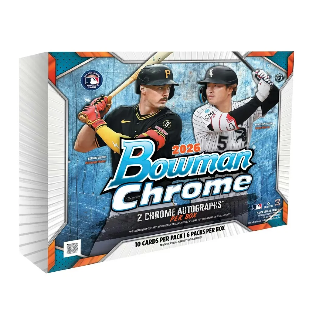 2026 Bowman Chrome Baseball Factory Sealed Hobby Box