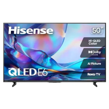 Hisense 50" Class E6SR Series Hi-QLED 4K UHD Smart Roku TV