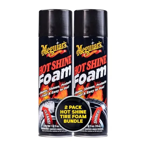 Meguiar’s Hot Shine Tire Foam 2-Pack