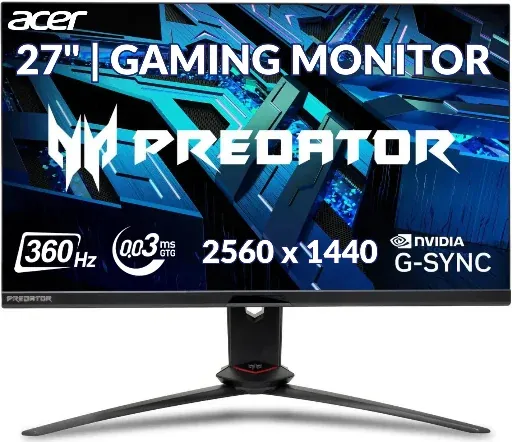 27" Acer Predator XB273U 1440p IPS QHD 360Hz Gaming Monitor