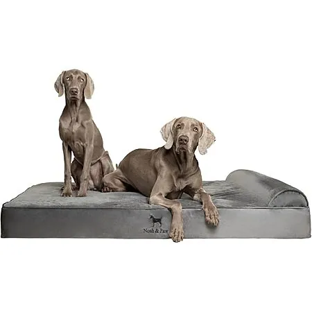 NOAH & PAW Orthopedic Cooling Gel Memory Foam Dog Bed (XXL, Grey)