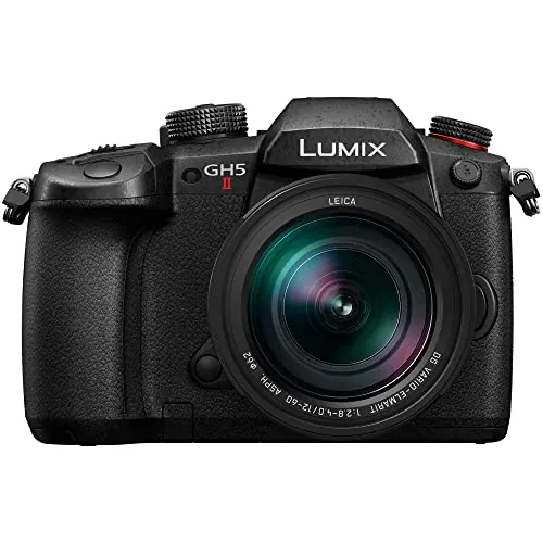 Panasonic LUMIX GH5M2 20.3MP Mirrorless Micro Four Thirds Camera with 12-60mm F2.8-4.0 Leica Lens