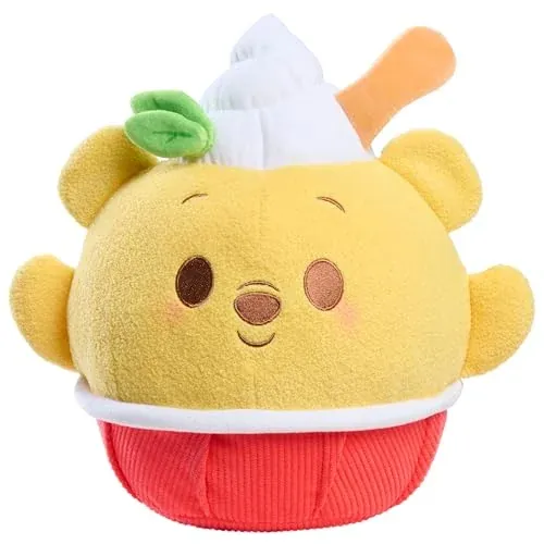Disney Munchlings Squeeze-A-Munch Large Lemon Scented Mint Shaved Ice Winnie The Pooh Plush