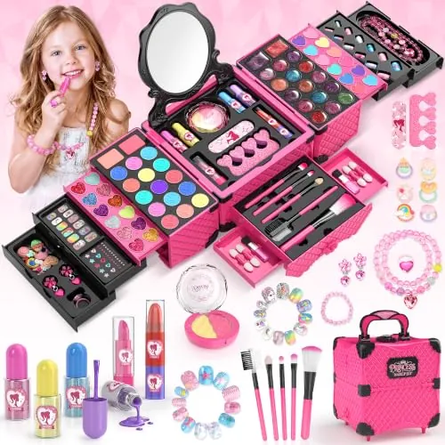 Kids Makeup Kit, 123 Pcs
