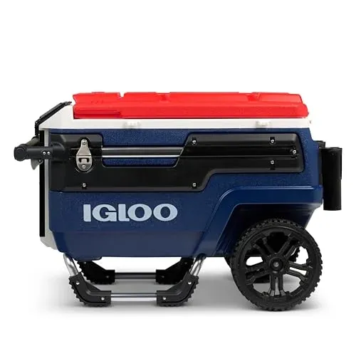 70-Qt Igloo Trailmate Journey Wheeled Cooler (Americana)