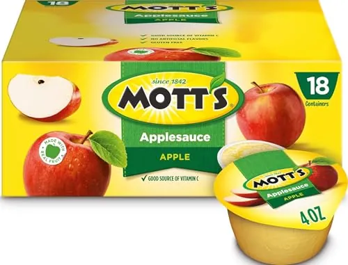 Mott's Applesauce Cups 18-Count 4-Ounce