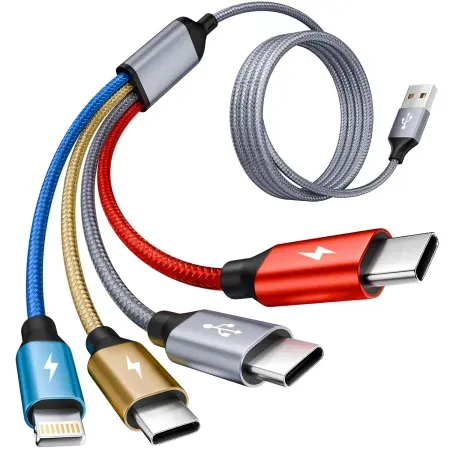 MPATIBY 5' USB-A 4-in-1 Charging Cable