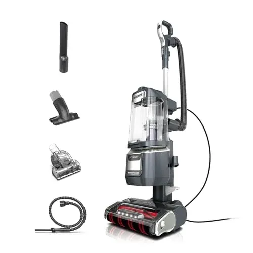 Shark Rotator Pet Pro Lift-Away Upright Vacuum w/ DuoClean PowerFins & HEPA Filter (LA555, Dark Grey)