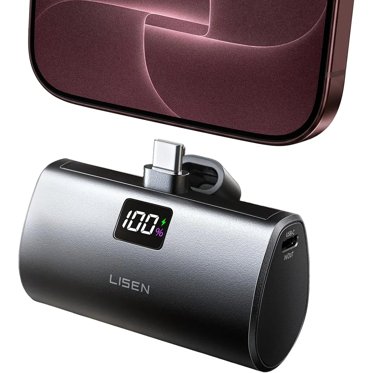 Lisen 6800mAh Mini USB-C Portable Charger