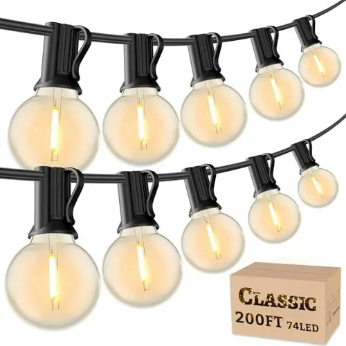 Outdoor LED String Lights for From $32 + free shipping w/ Prime