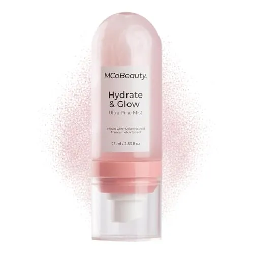 MCoBeauty Hydrate & Glow Ultra Fine Shimmer Hydrating Face Mist 2.53-Oz