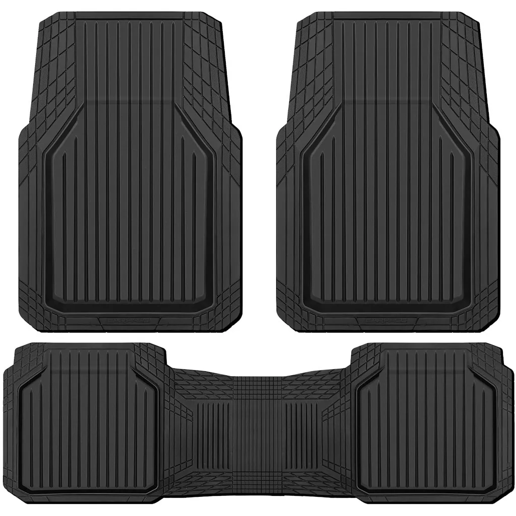 CAR PASS Heavy Duty Rubber Car Floor Mats