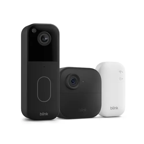 Blink Video Doorbell + Outdoor 4 Camera w/ Doorbell Systems