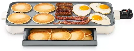 Dash Electric Griddle 20" with Warming Tray