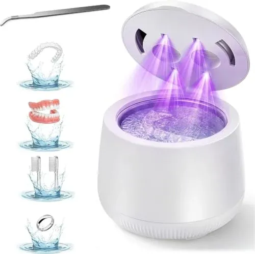 Xbeauty 48kHz Ultrasonic Retainer Cleaner