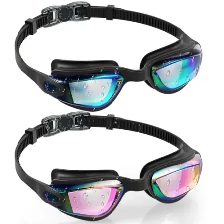 2-Pack Aegend Kids' Anti-Fog Swim Goggles