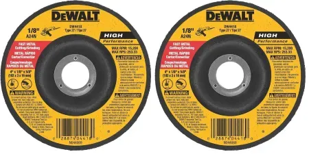 2-Pack DEWALT 4" General Purpose Metal Cutting Wheel