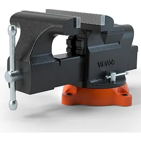 VEVOR 6" Bench Vise w/ Anvil 360° Swivel Locking Base