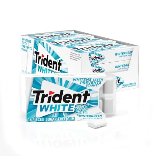 Trident White Wintergreen Sugar-Free 16-Piece 9-Count