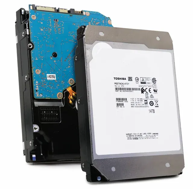 Toshiba 14TB MG07 MG07ACA14TEY 7.2K RPM SATA 6Gb/s 512e SIE 3.5in Refurbished HDD