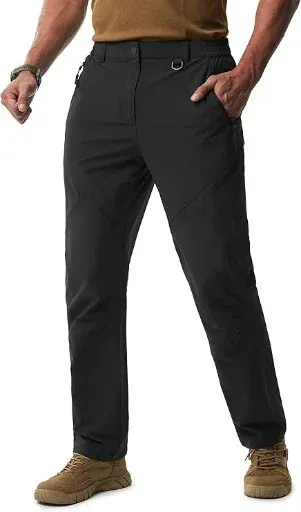 Libin Mens Hiking Quick Dry Stretchy Travel Pants