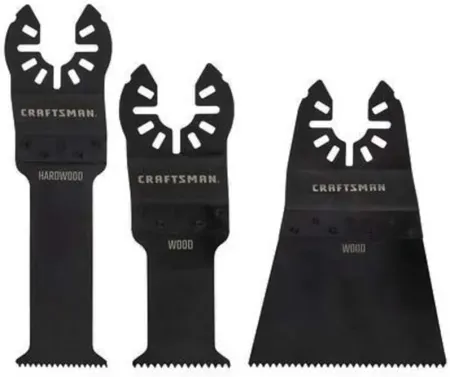 3-Piece CRAFTSMAN Oscillating Tool Blades Cutting Set